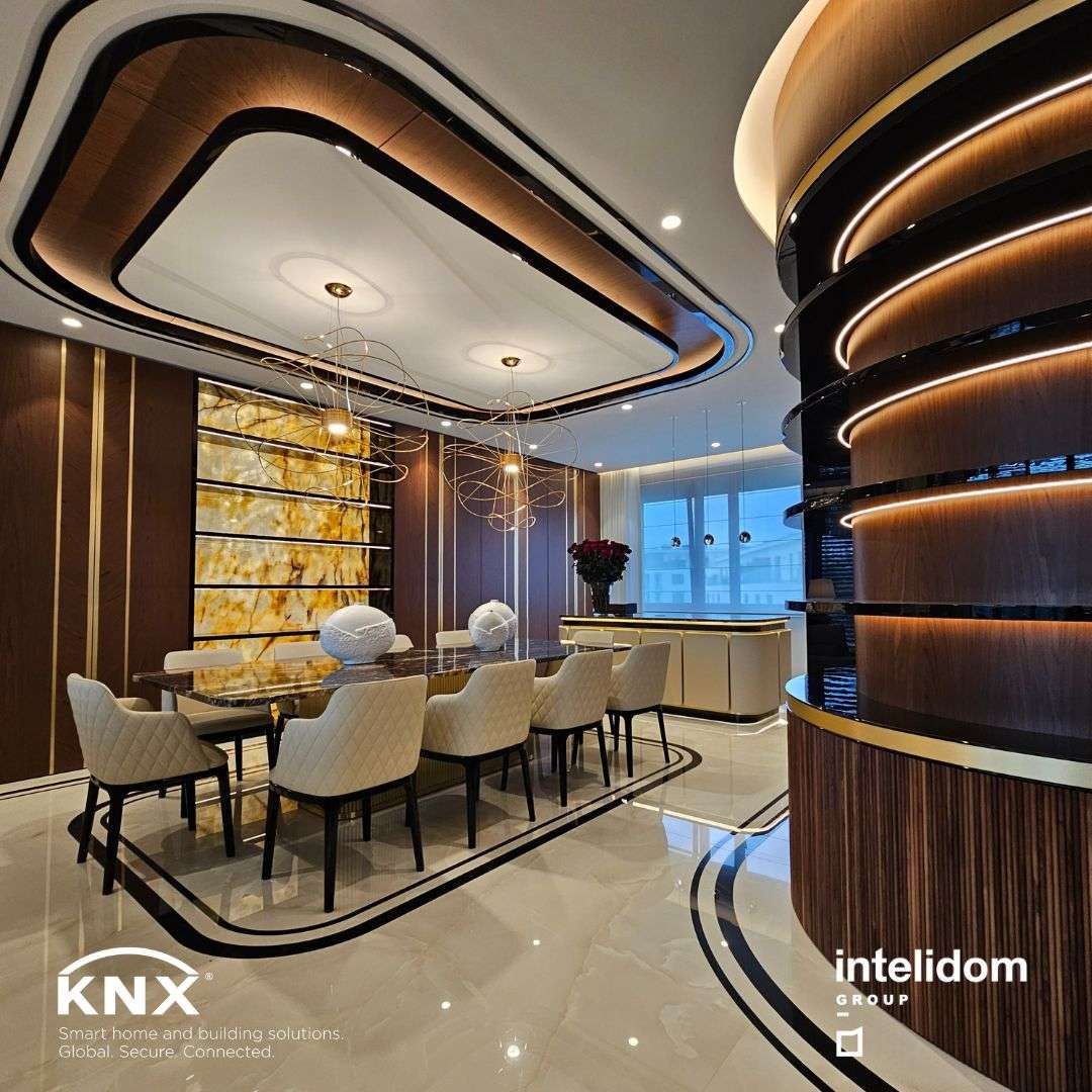 Case study KNX Polska, Penthouse w Warszawie z systemem KNX, Intelidom Group, LAB Architekci, Krzystof Miruć, Mariusz Alzak