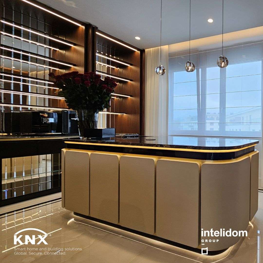 Case study KNX Polska, Penthouse w Warszawie z systemem KNX, Intelidom Group, LAB Architekci, Krzystof Miruć, Mariusz Alzak